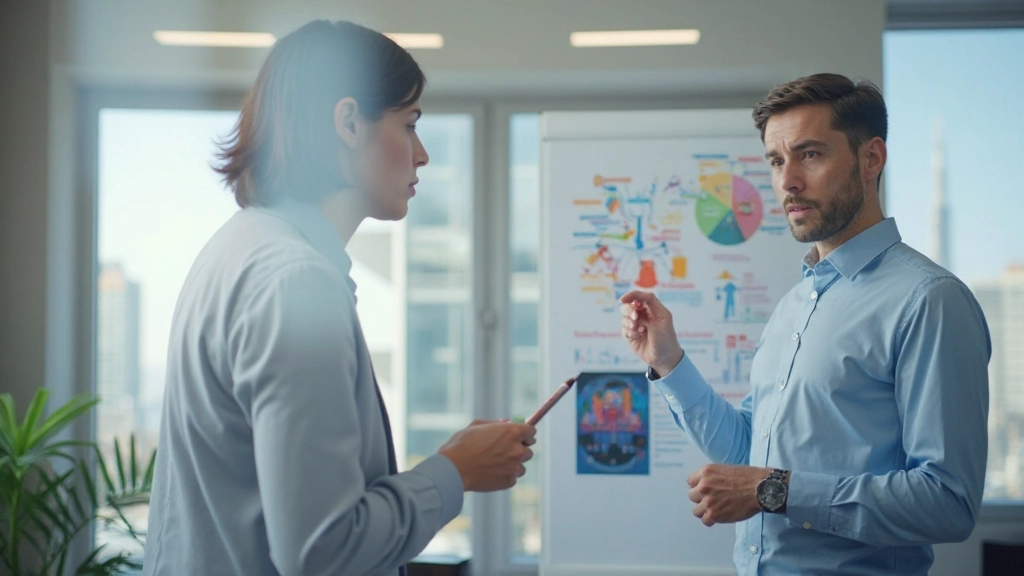 Профессиональная фотография планирования контент-стратегии на доске с диаграммами и графиками